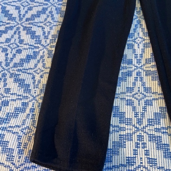 Simon Chang dress pants wool jersey Black (14 Petite) - Picture 5 of 5